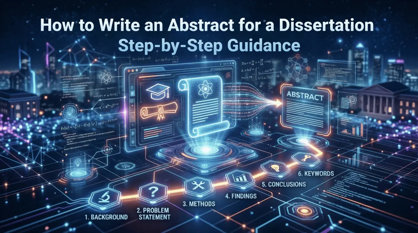 How to Write an Abstract for a Dissertation: Step-by-Step Guidance
